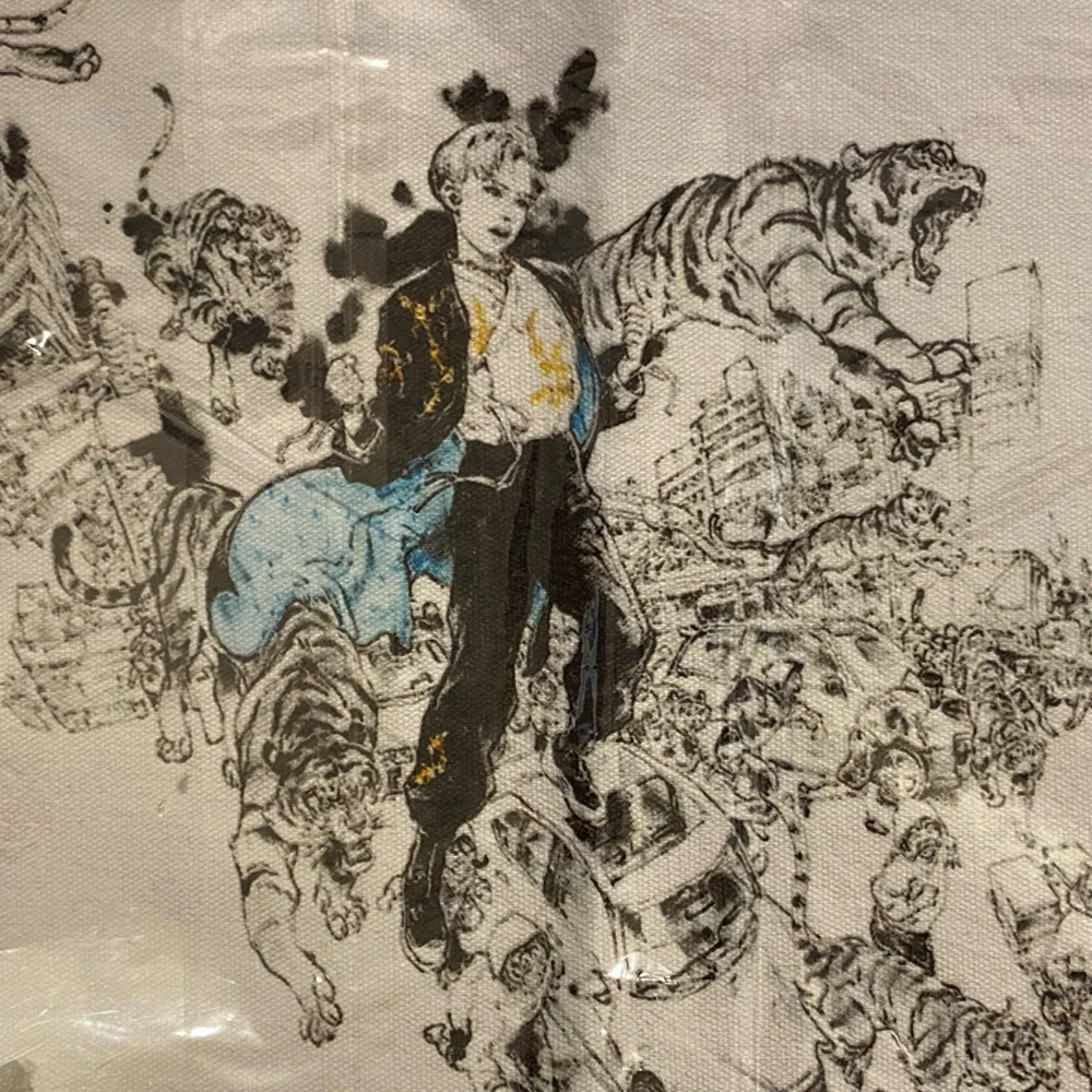 Official SuperM x Kim Junggi “Tiger Inside” Wall Decor Art Tapestry